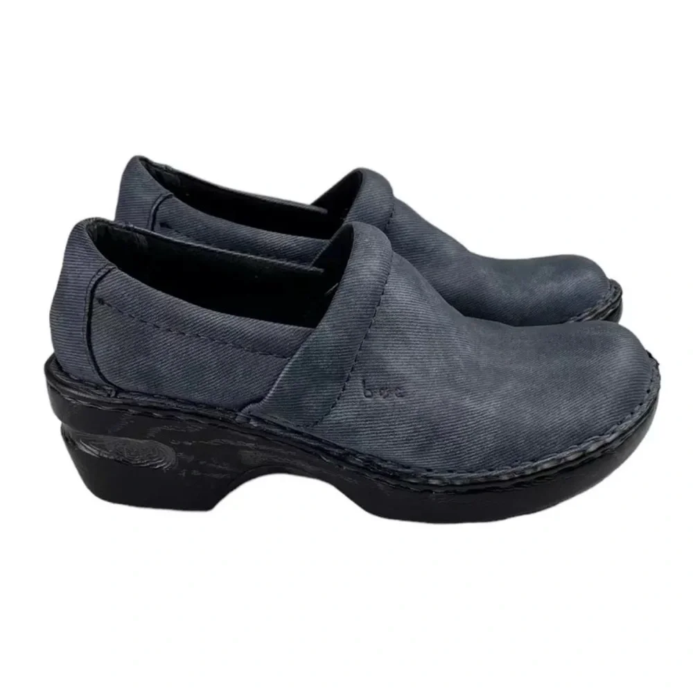 b.o.c. Blue Mules Comfortable Slip-Ons - Picture 2 of 12